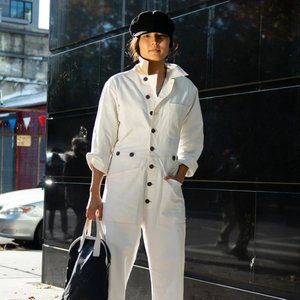 Verity & Daughters Suze Boiler Suit in Gesso, Size S